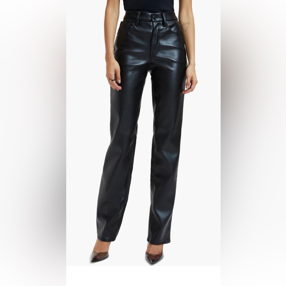 Good American Better Than
Leather Faux Leather Good Icon
Pants - never been worn